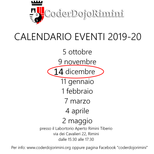 Blog del Coderdojo di Rimini