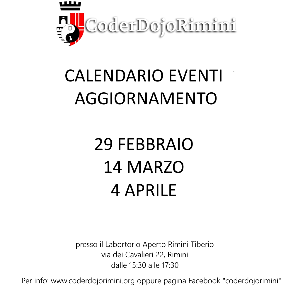 Blog del Coderdojo di Rimini