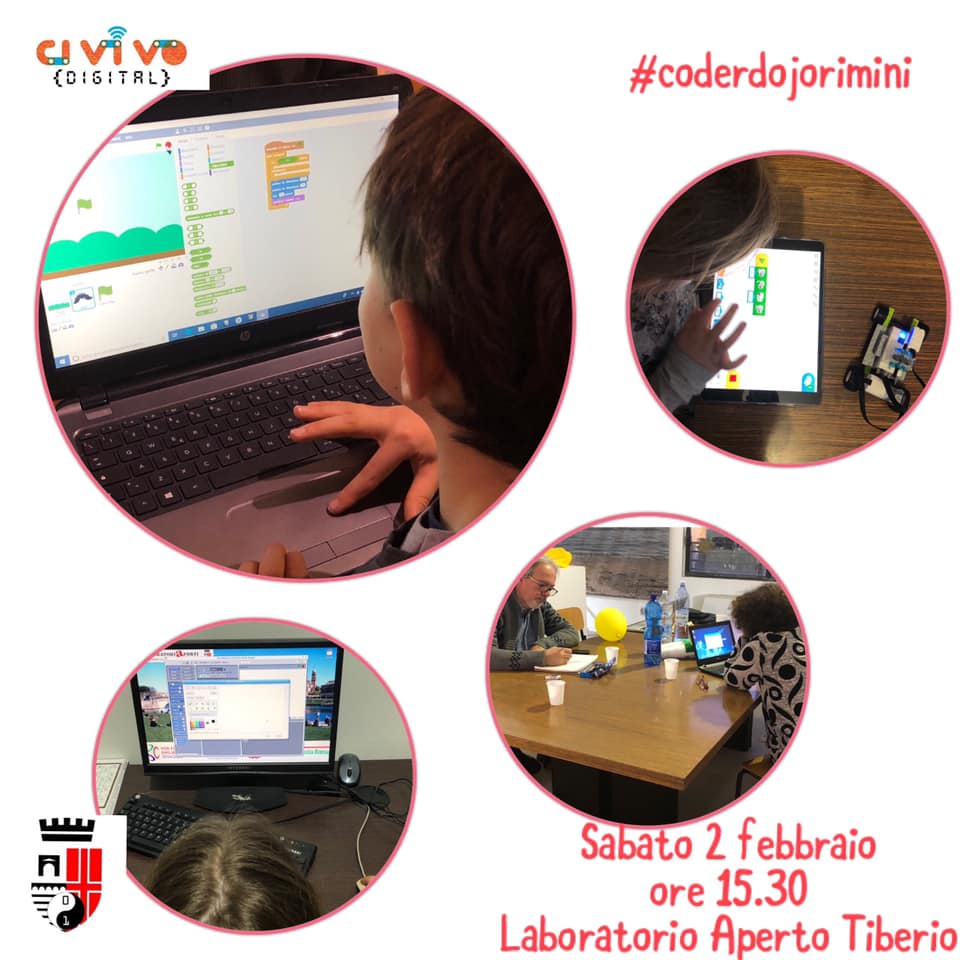 6° Coderdojo al Laboratorio Aperto di Rimini