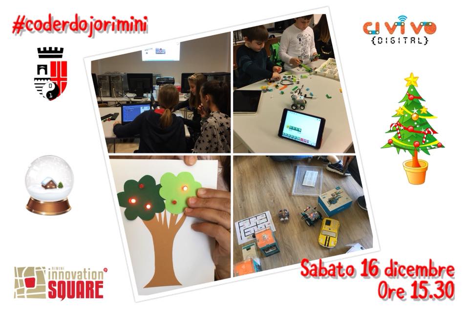 Ultimo appuntamento dell'anno del CoderDojo di Rimini